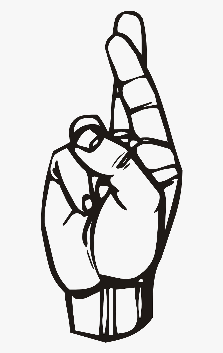 Sign Language R Clipart, HD Png Download, Free Download