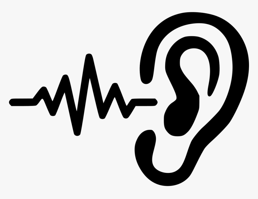 Hearing - Listen Icon White, HD Png Download, Free Download