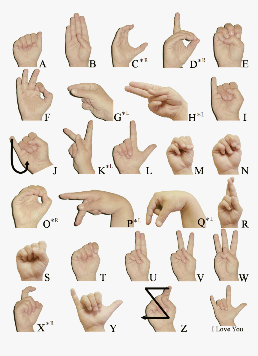 Sign Language And Static Gesture Recognition Using - Logan In Sign Language, HD Png Download, Free Download