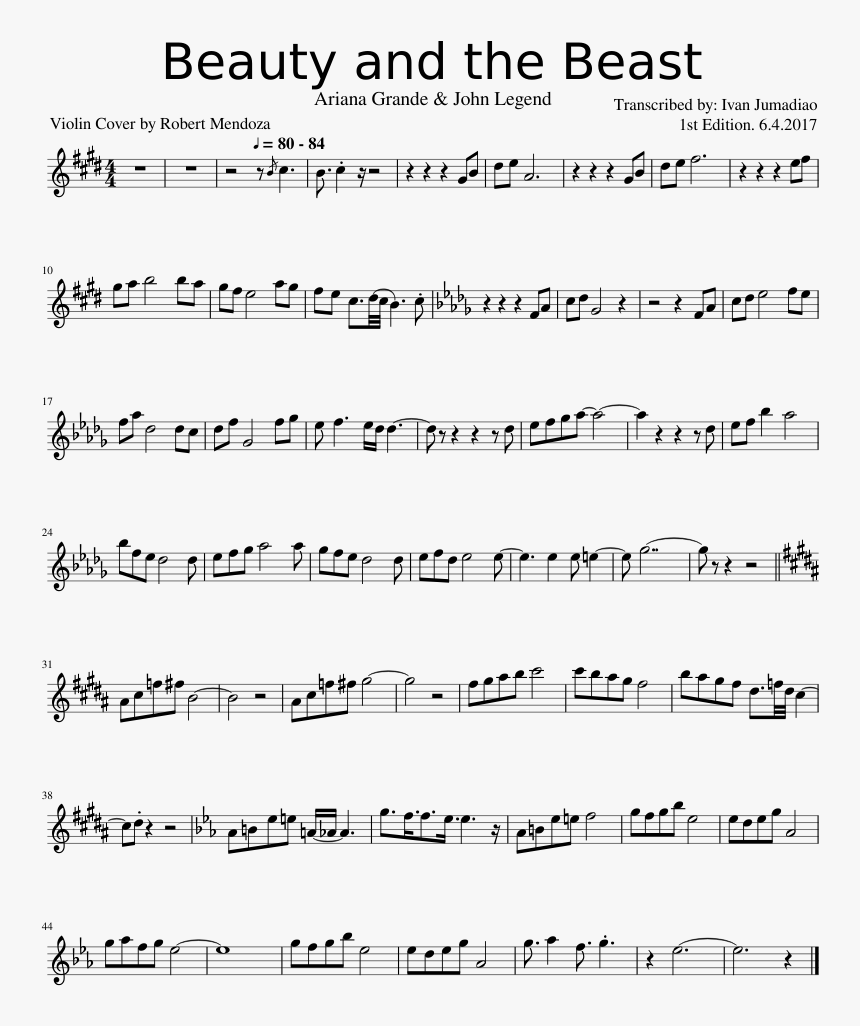 Transparent Beauty And The Beast 2017 Png - Jazz Trumpet Exercises, Png Download, Free Download