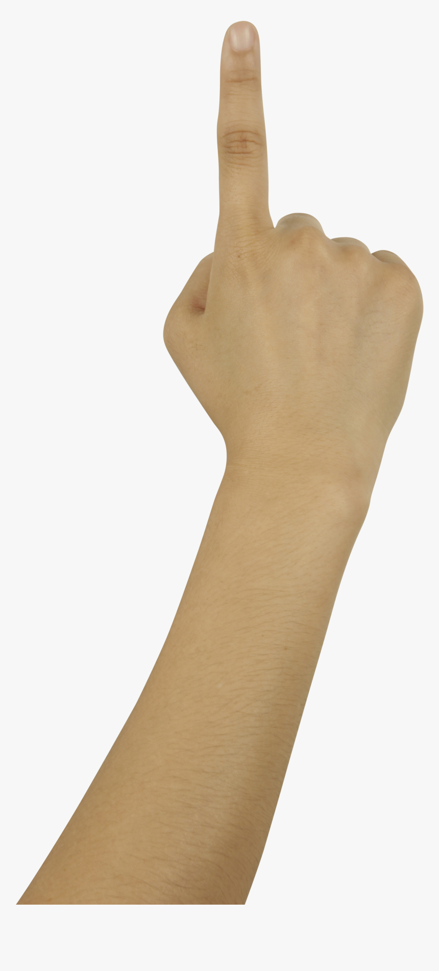 Finger Pointing Upward Png Image - Thumb, Transparent Png, Free Download