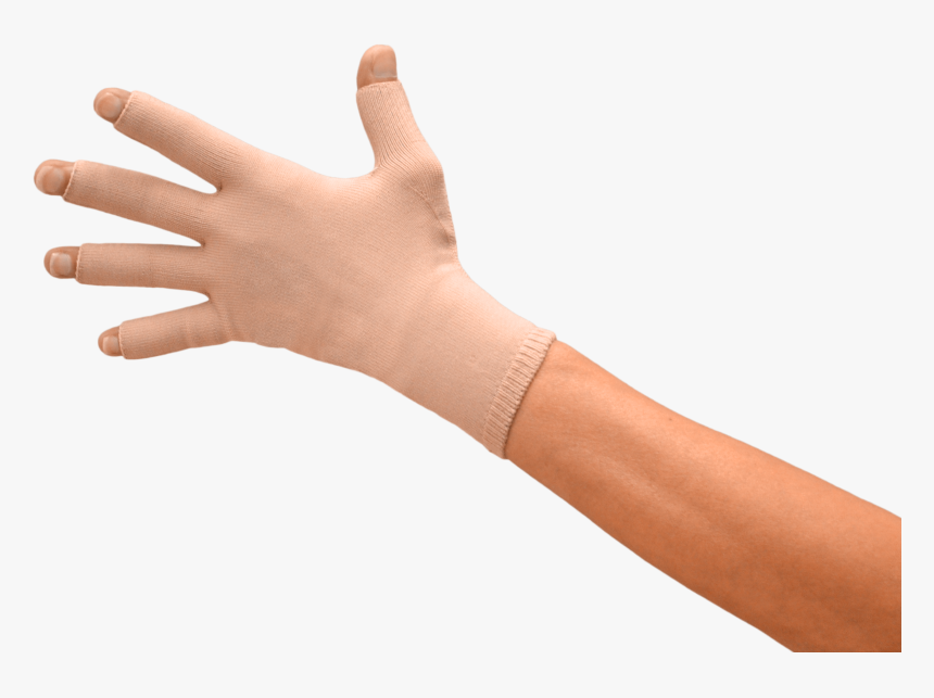 Small Gauntlet - No Fingers - Beige - Sign Language - Ortese Para Punho Com Polegar, HD Png Download, Free Download