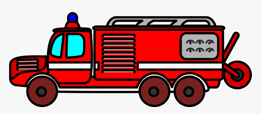 Transparent Fire Truck Clip Art - Fire Engine Free Clipart, HD Png Download, Free Download