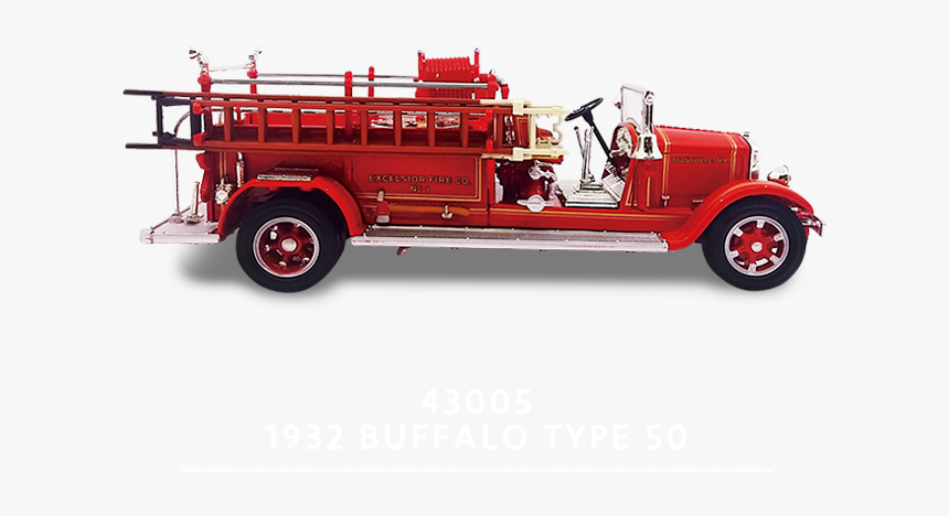 1932 Buffalo Type 50 Fire Engine Yatming 1 24, HD Png Download, Free Download