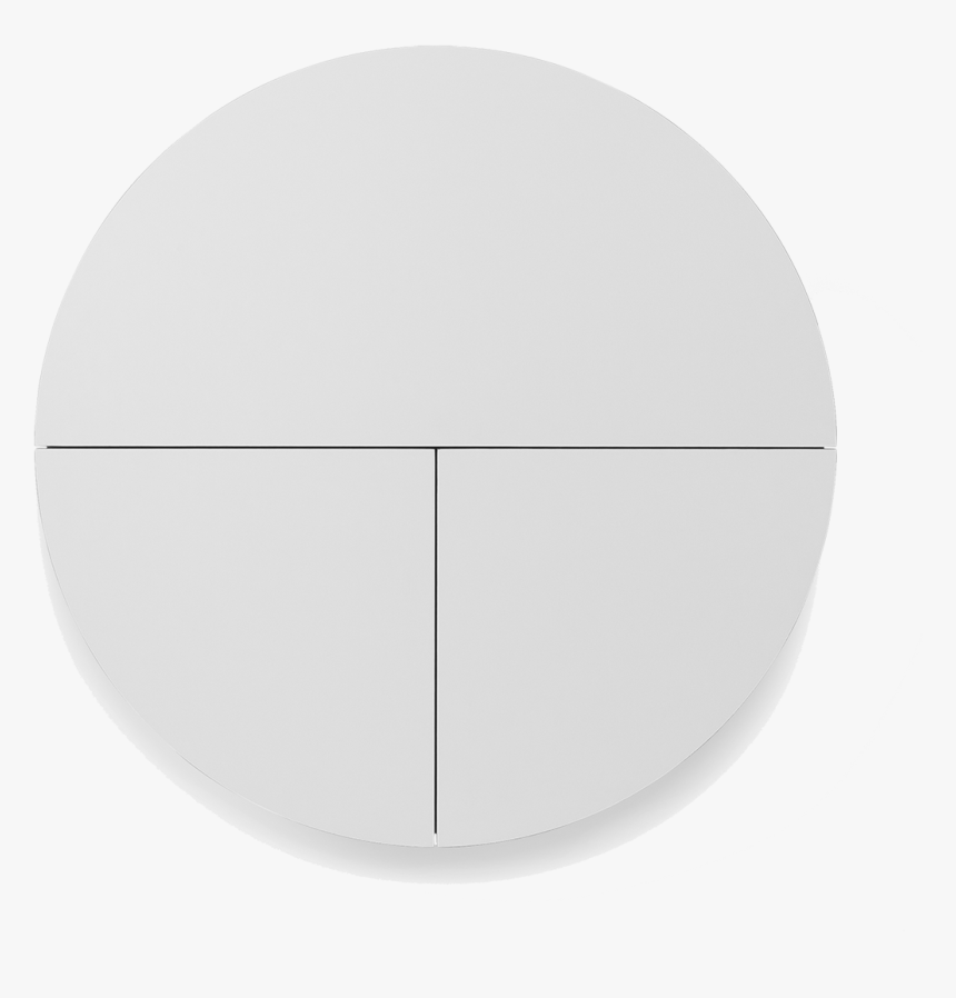 Pill, Wall Mounted Desk In White - Circle, HD Png Download, Free Download