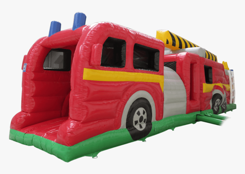 14m Fire Truck Obstacle Course - Inflatable, HD Png Download, Free Download