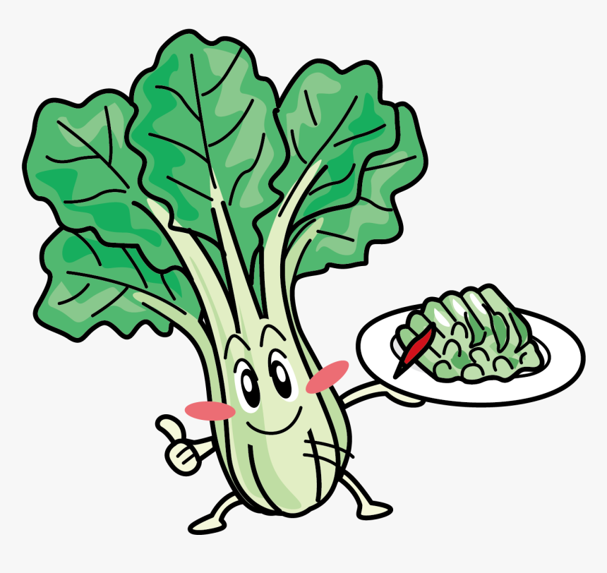 Cabbage Clipart Bok Choy - Bok Choy Clipart, HD Png Download, Free Download