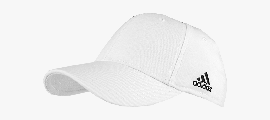 White Adidas Flexfit Officiaring Caps - White Flexfit Baseball Cap, HD Png Download, Free Download