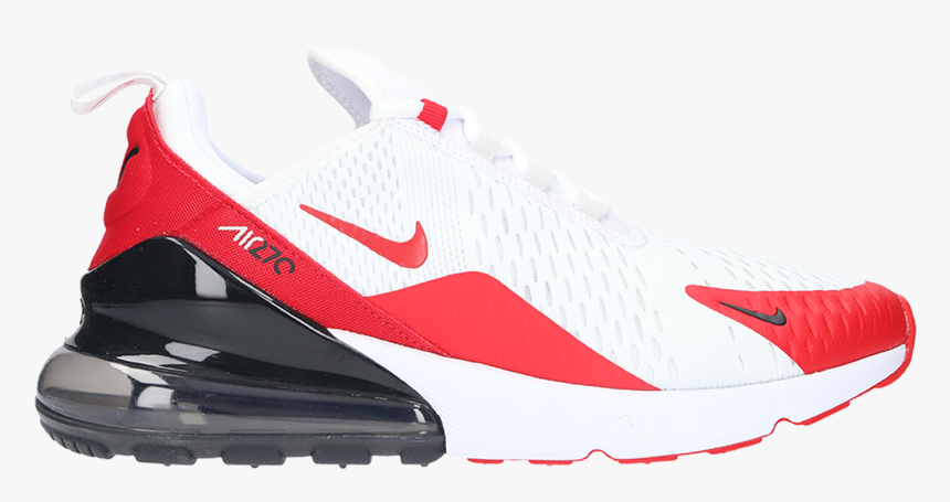 Air Max 270 Casual White University Red Vast Grey, HD Png Download, Free Download