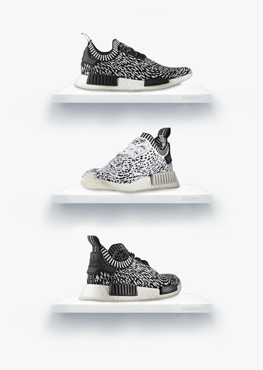 Adidas Nmd R1 Zebra - Monochrome, HD Png Download, Free Download