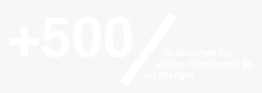 500% Searches For Adidas Continental 80 On Stylight - Sign, HD Png Download, Free Download