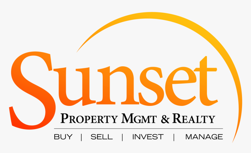 Sunset Property Management - Text Sunset Png, Transparent Png, Free Download