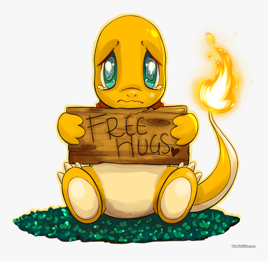 Hugs Facebook Graphics - Charmander Free Hugs, HD Png Download, Free Download