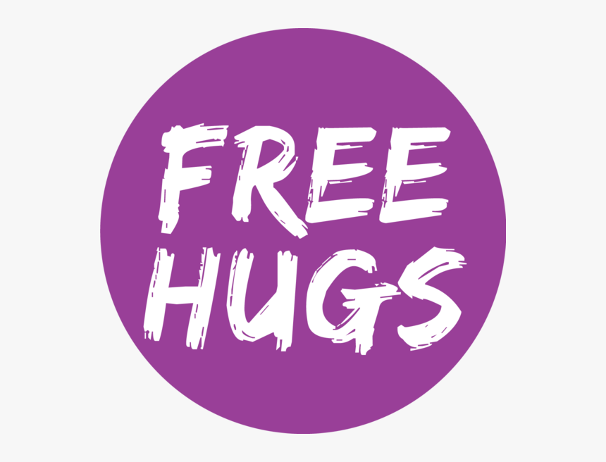 Free Hugs Button - Live Stream Free Fire Live, HD Png Download, Free Download