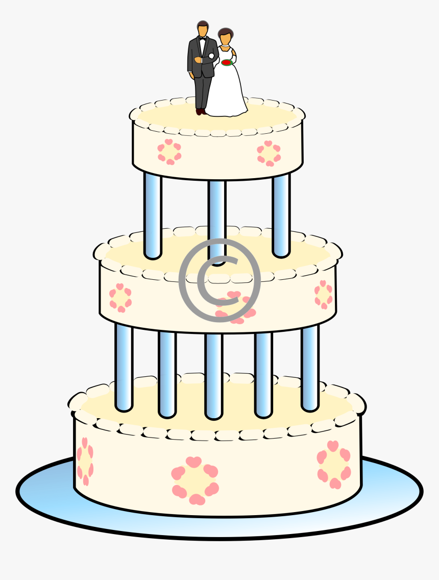 Three Tier Cartoon Cake, HD Png Download, Free Download