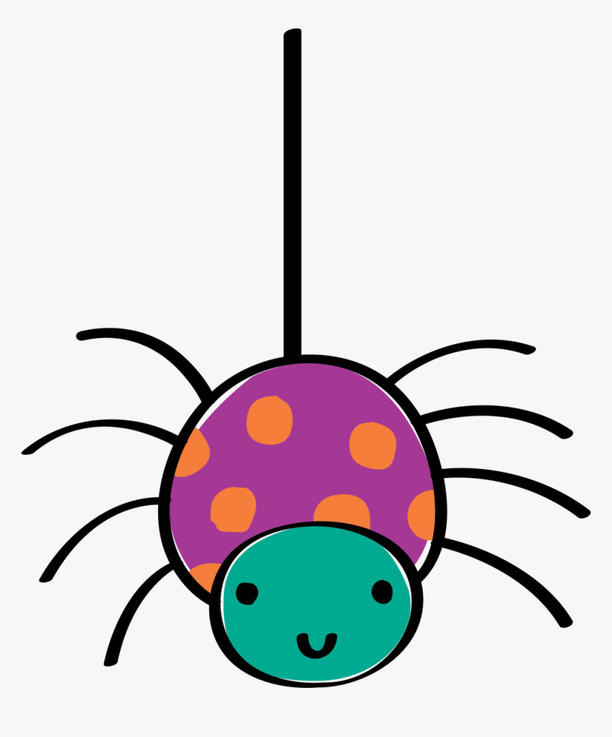 Transparent Background Cute Spider Clip Art, HD Png Download, Free Download