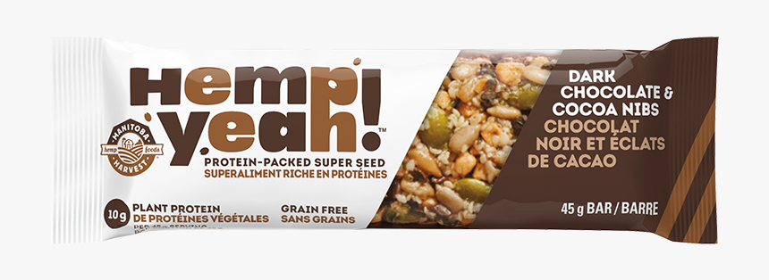 Hemp Yeah Bar Dark Chocolate Almond Sea Salt, HD Png Download, Free Download