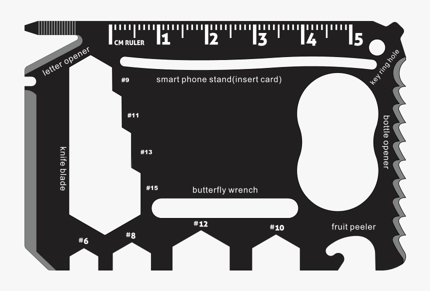 Custom Card Tools Multi Tool, HD Png Download, Free Download