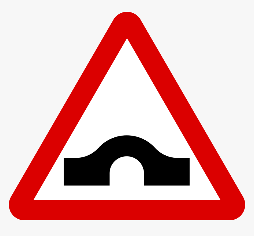 Bridge Ahead Road Sign, HD Png Download, Free Download