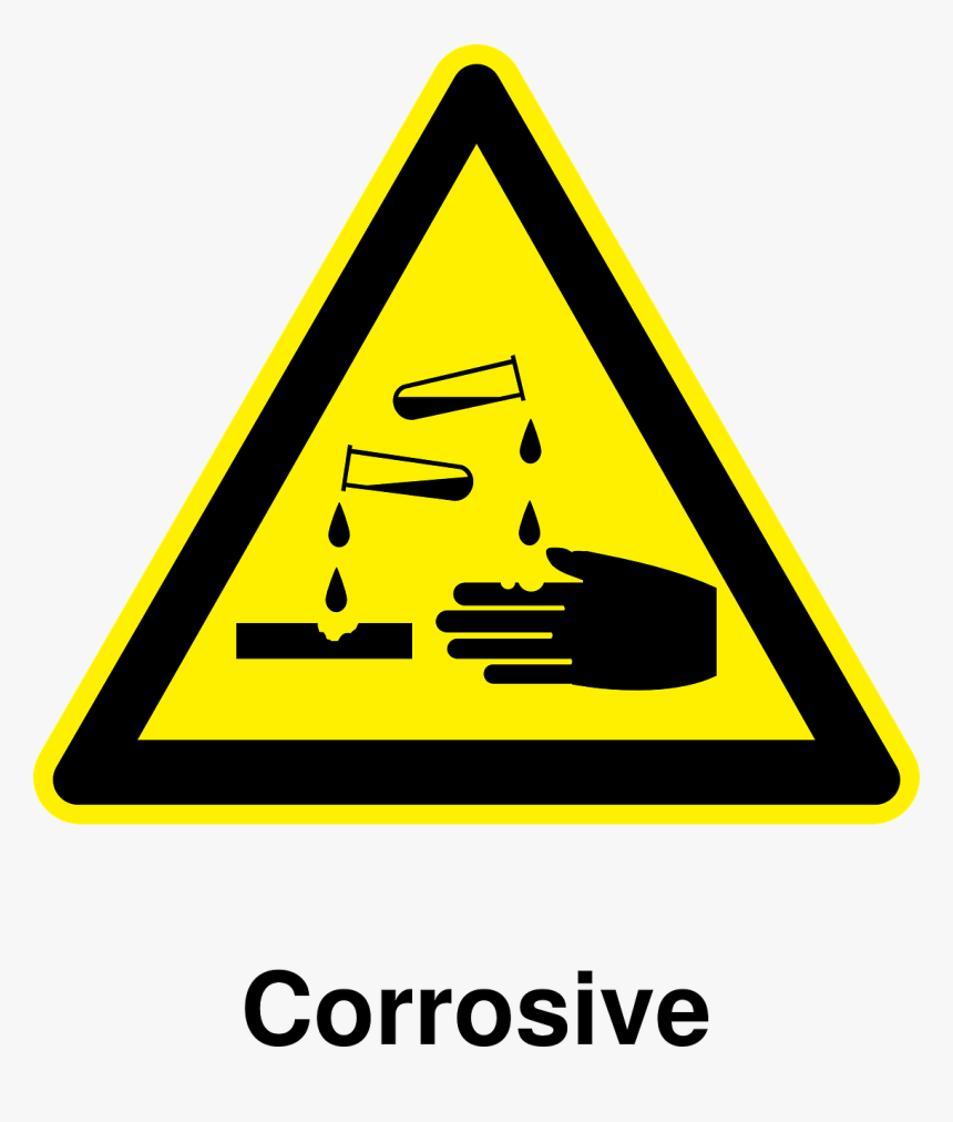 Safety, Signs, Corrosion, Alkali, Acids, Corrosives - Corrosive Clipart, HD Png Download, Free Download