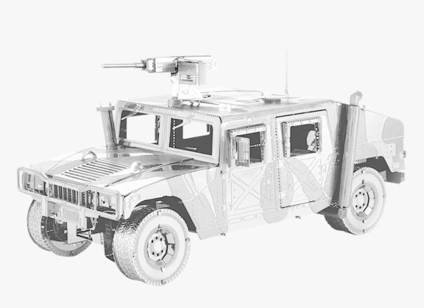Humvee Metal Model Kit - Metalearth Hmmwv, HD Png Download, Free Download
