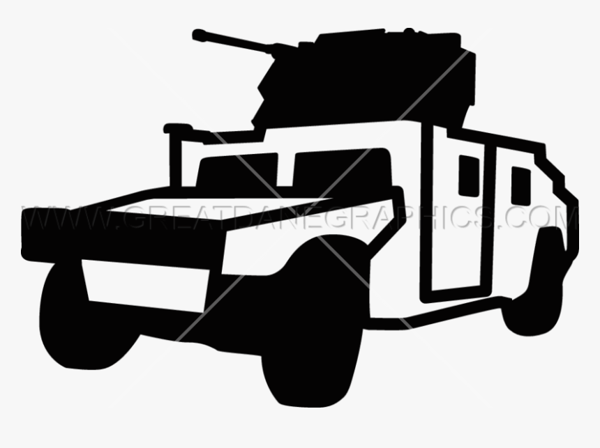 Humvee Production Ready Artwork For T Shirt Printing - Tank, HD Png Download, Free Download