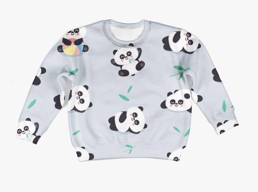 Gearhuman 3d Panda Eating Bamboo Leaves Custom Hoodies - Cute Iphone Kawaii Wallpaper Panda, HD Png Download, Free Download