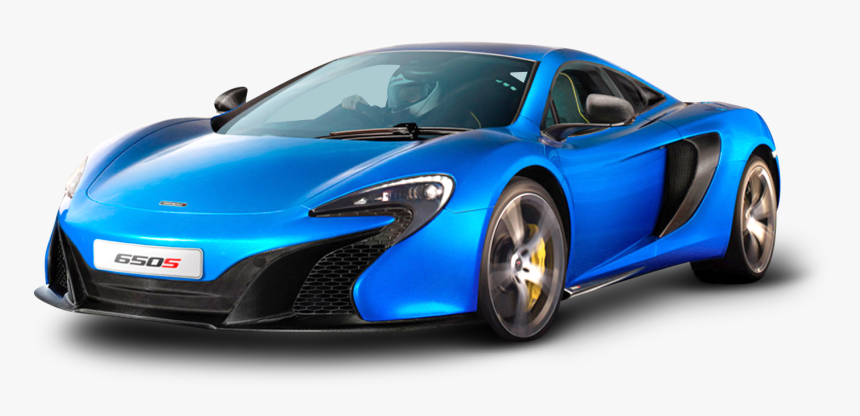 Mclaren 650s Blue Car Png Image - Mc Laren 650, Transparent Png, Free Download