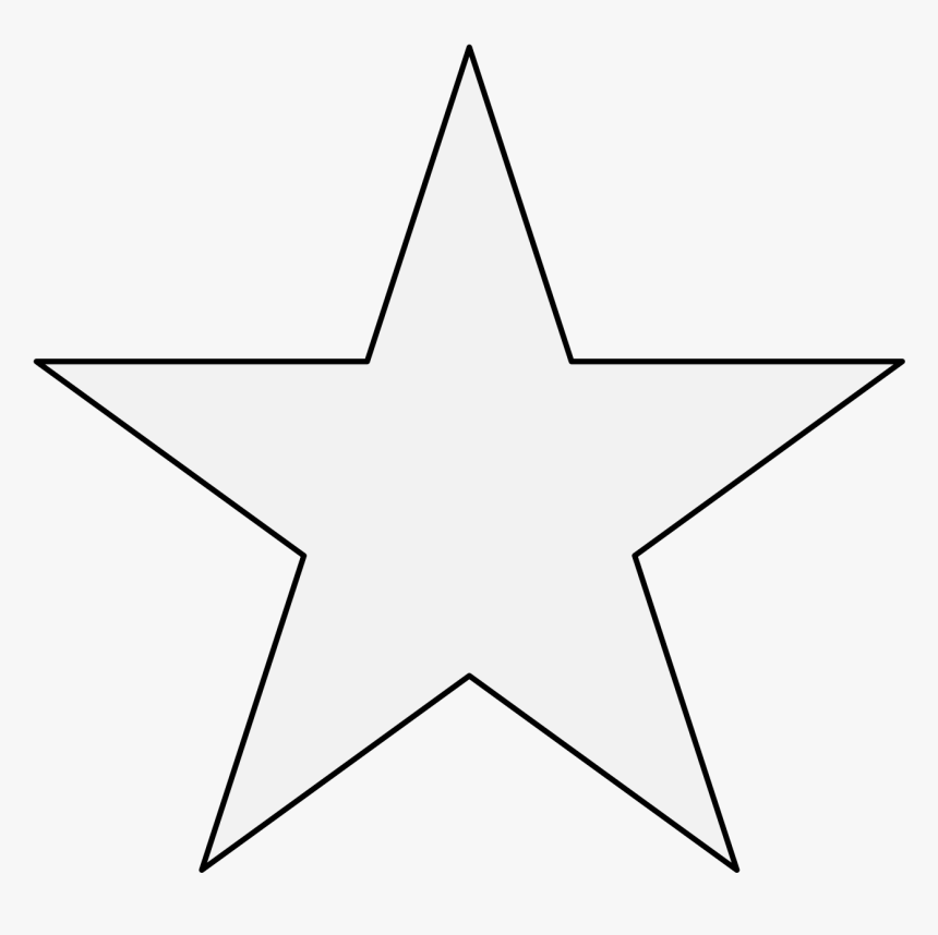 Transparent 4 Point Star Clipart - Star Icon Png White, Png Download, Free Download