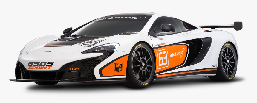 White Mclaren 650s Sprint Car - Mclaren 650s Sprint, HD Png Download, Free Download