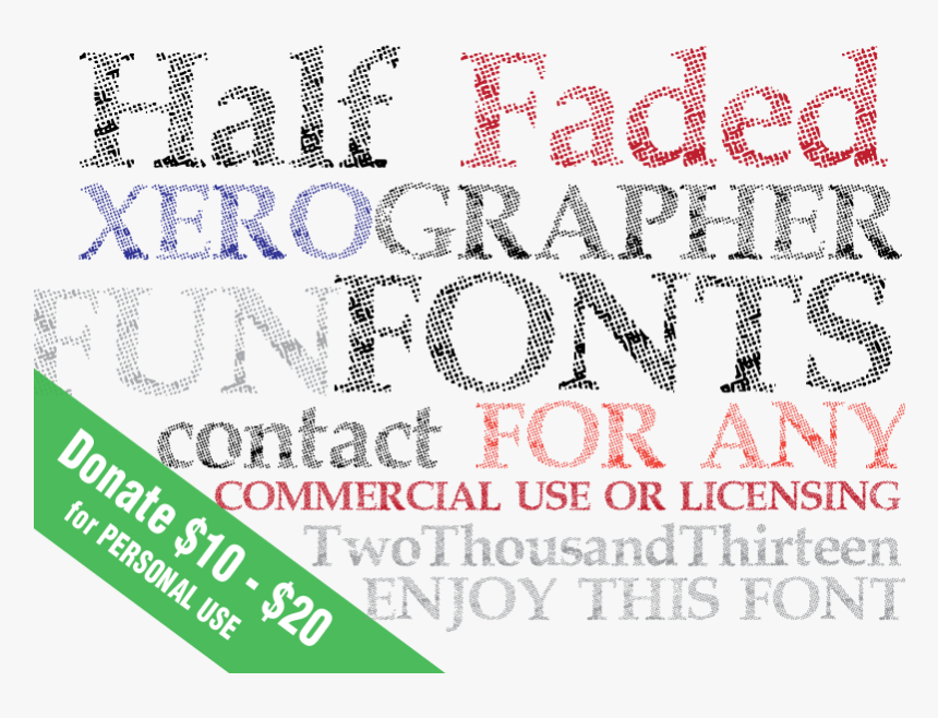 Faded Font, HD Png Download, Free Download