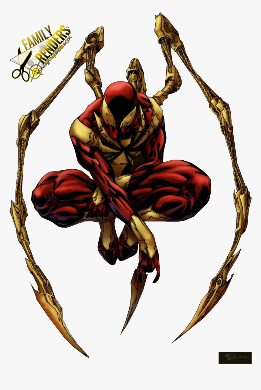 Iron Spider Suit Comics , Png Download - Iron Spiderman Comic, Transparent Png, Free Download