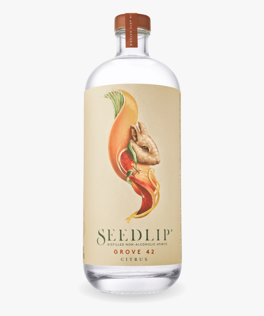 Seedlip Grove 42 Distilled Non-alcoholic Spirits - Seedlip Non Alcoholic Gin, HD Png Download, Free Download