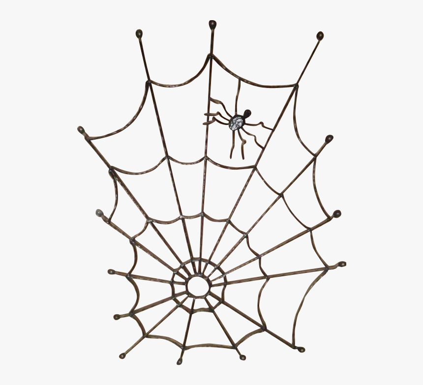 Drawing Door Creepy - Spiderweb Clipart, HD Png Download, Free Download