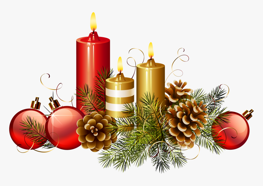 Christmas Png Image Gallery - Christmas Candle Png, Transparent Png, Free Download