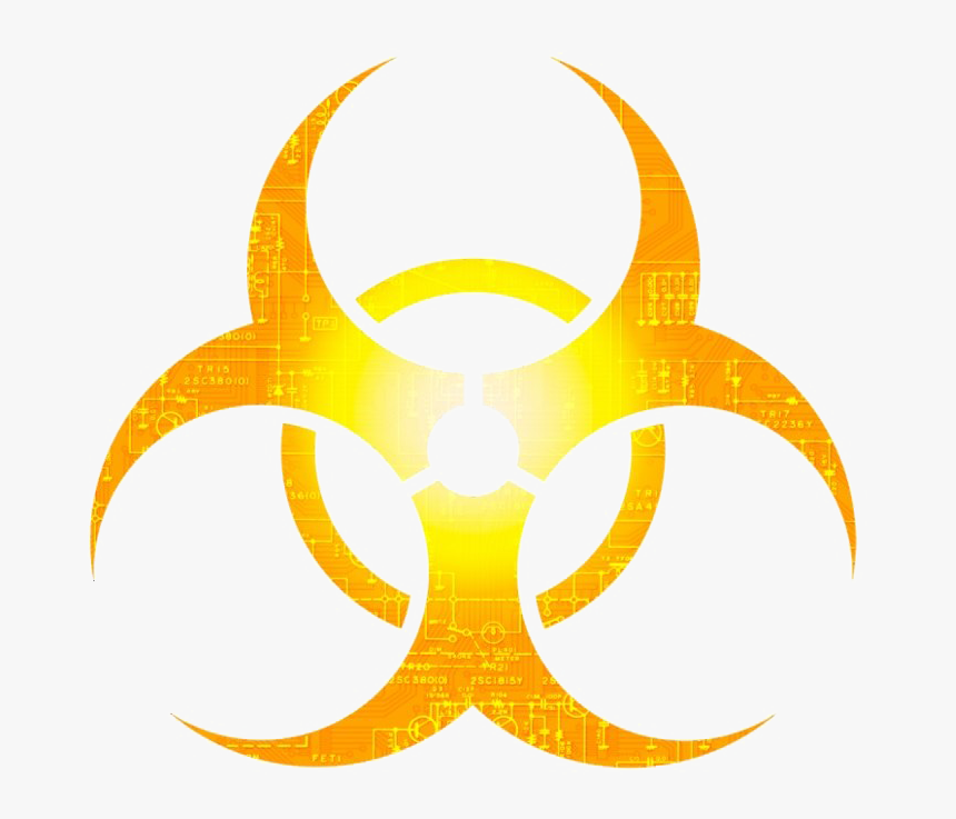 Biohazard Sign Transparent Png - Yellow Biohazard Symbol Png, Png Download, Free Download