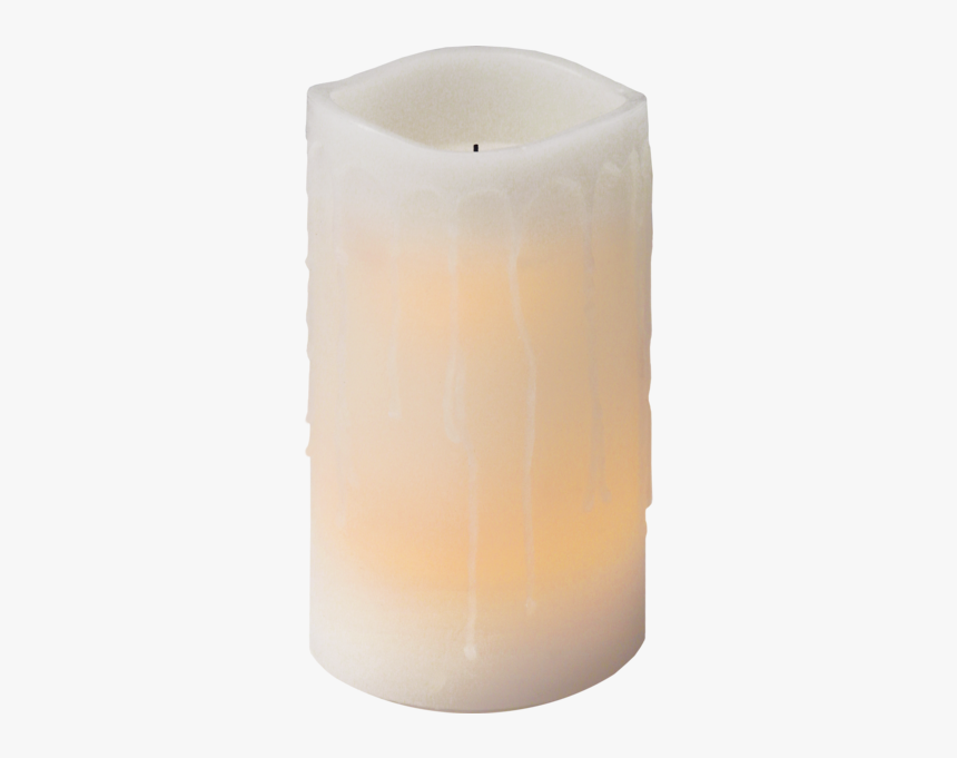 Led Pillar Candle Drip - Candle, HD Png Download, Free Download