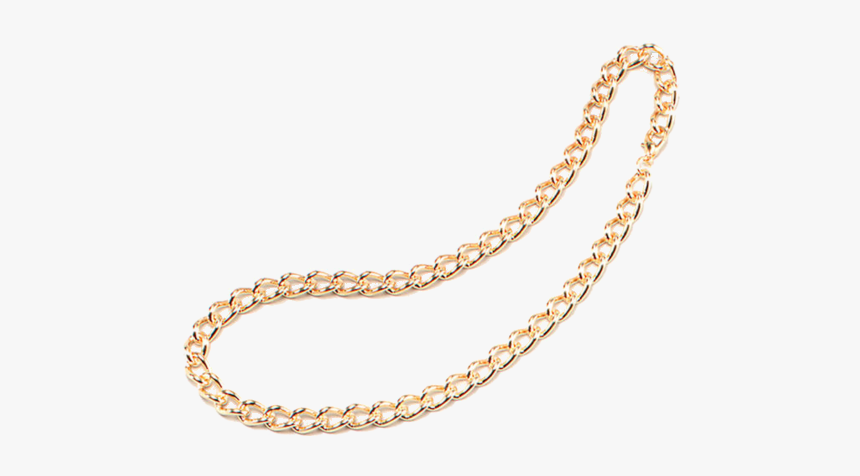 Earring Chain Gold Necklace - Gangster Gold Chain Png, Transparent Png, Free Download