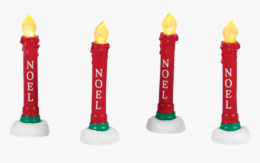 Lit Noel Candles Yard Decor - Tower, HD Png Download, Free Download