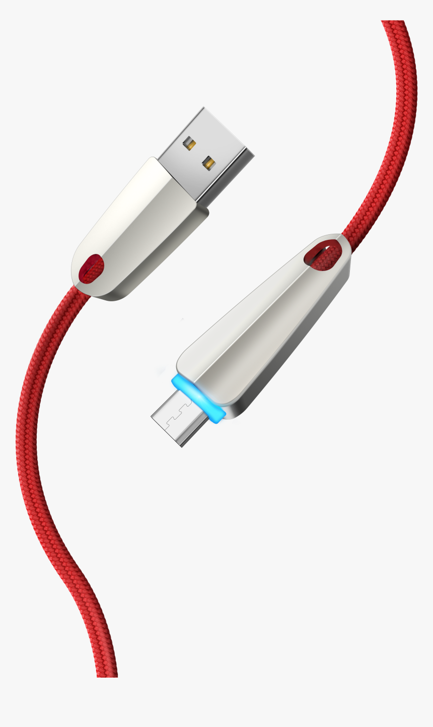 Factory Price Auto Disconnect Micro Usb Cable Led Light - Usb Cable, HD Png Download, Free Download