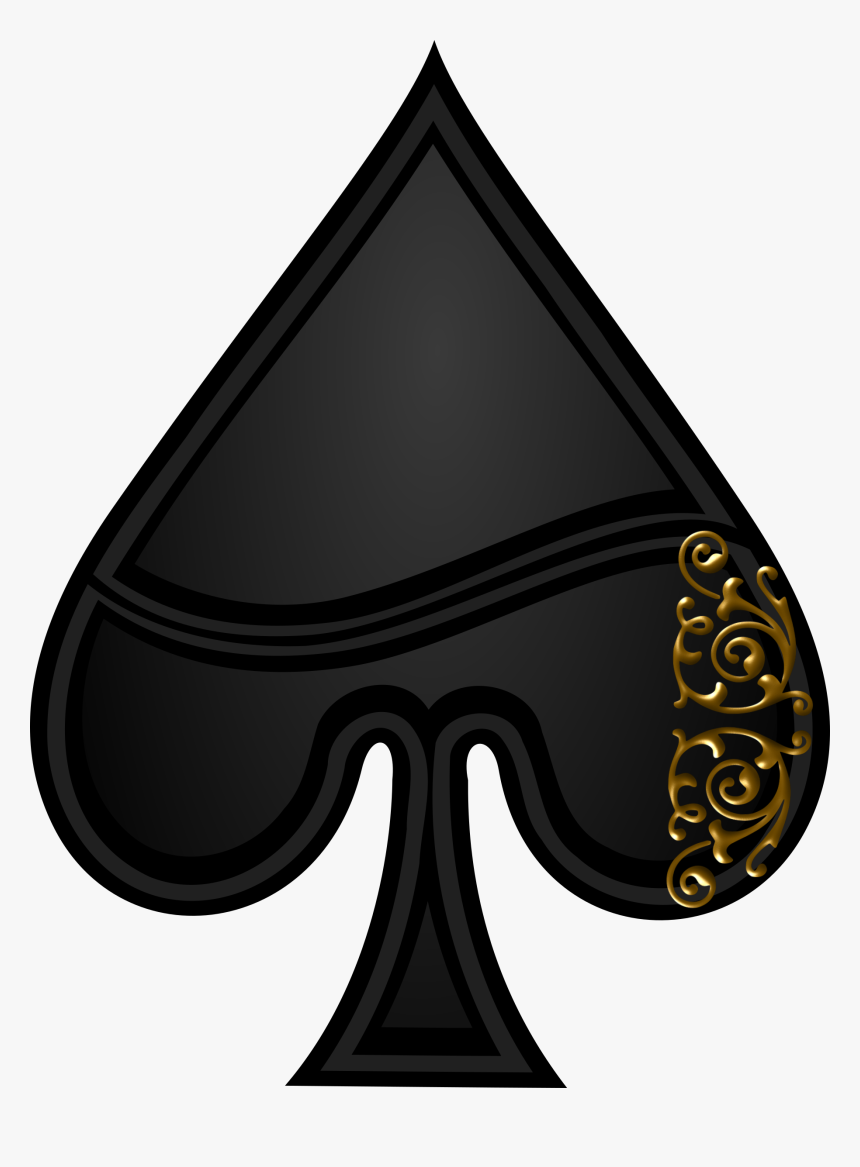 Transparent Ace Card Png - Spade Of Ace, Png Download, Free Download