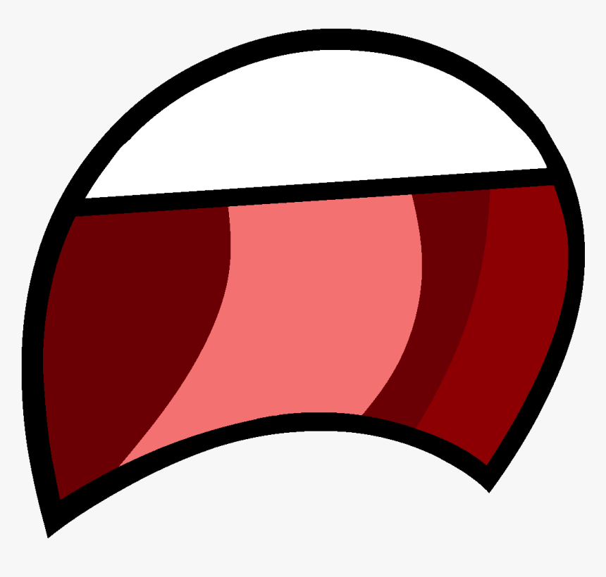 Big Mouth Smile Cartoon Download - Bfdi Evil Mouth Transparent, HD Png Download, Free Download