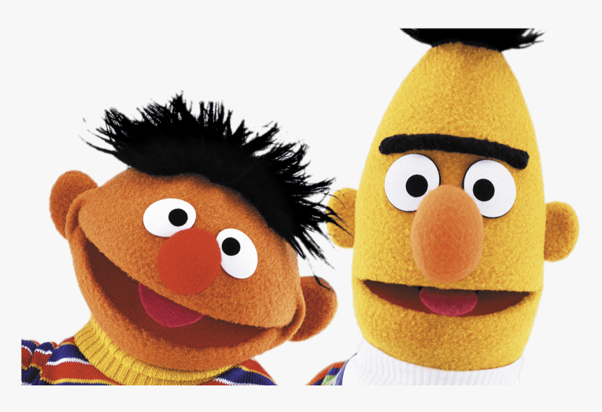 Sesame Street Bert And Ernie Heads Transparent Png - Bert Ernie Sesame Street, Png Download, Free Download