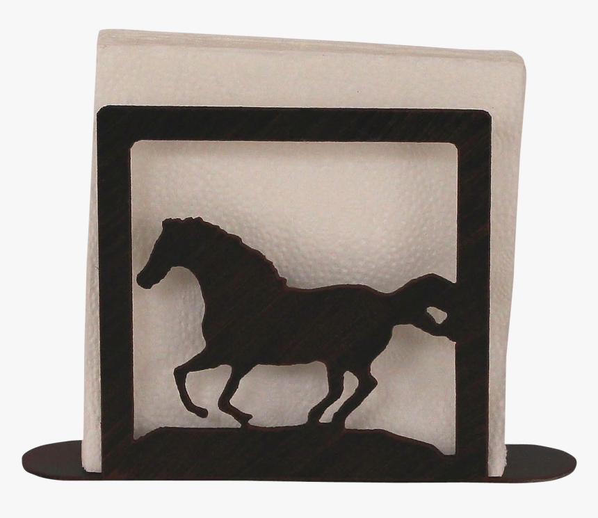 Iron Running Horse Napkin Holder - Stallion, HD Png Download, Free Download