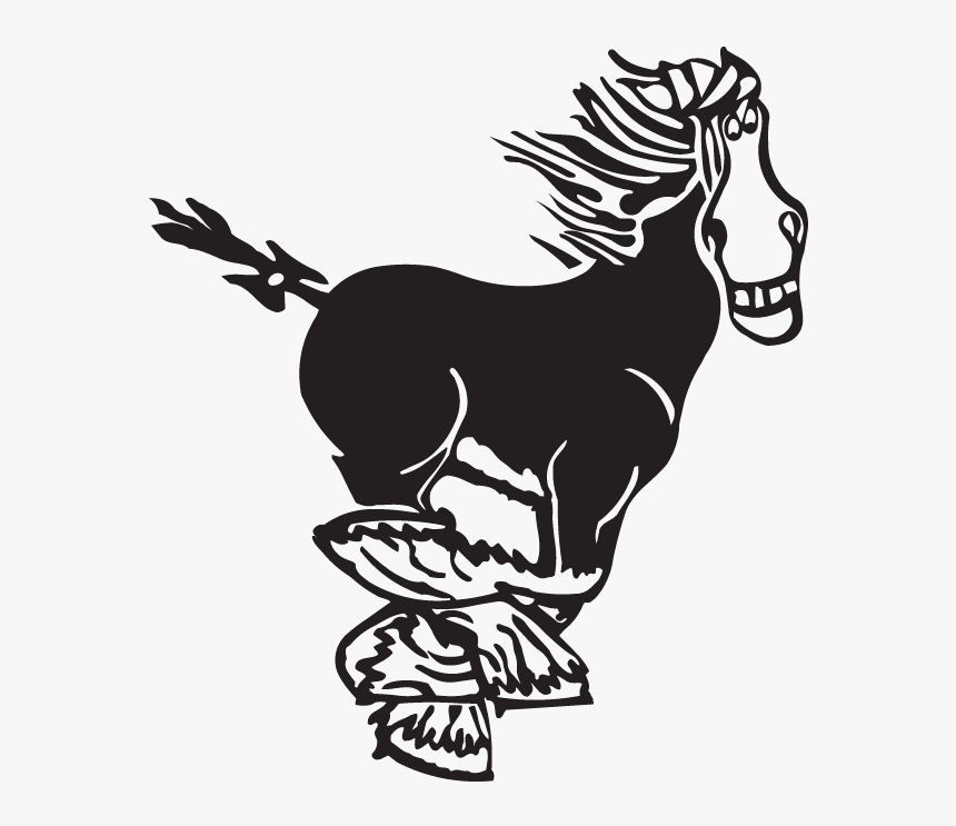 Horse Cartoon Decals, HD Png Download, Free Download