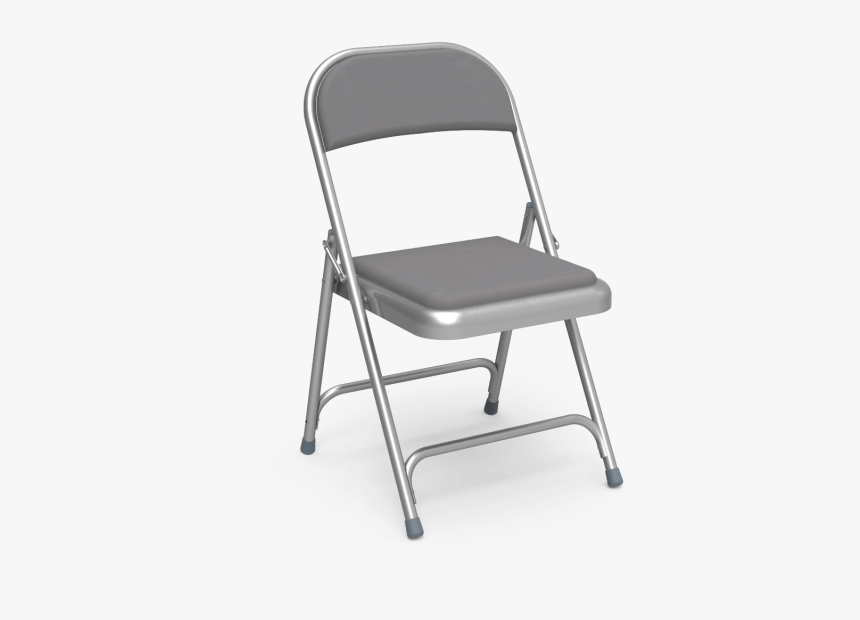 Hd Padded Free Unlimited - Grey Folding Chair, HD Png Download, Free Download