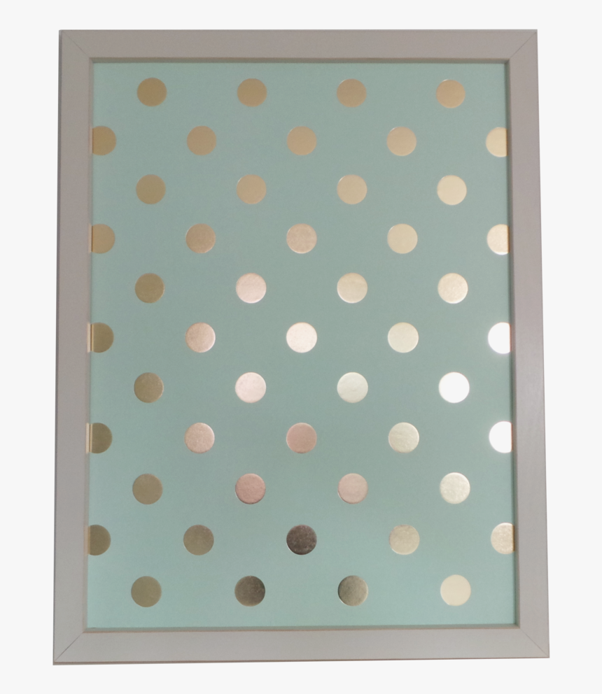 Xl Cream Aqua Gold Polka, HD Png Download, Free Download