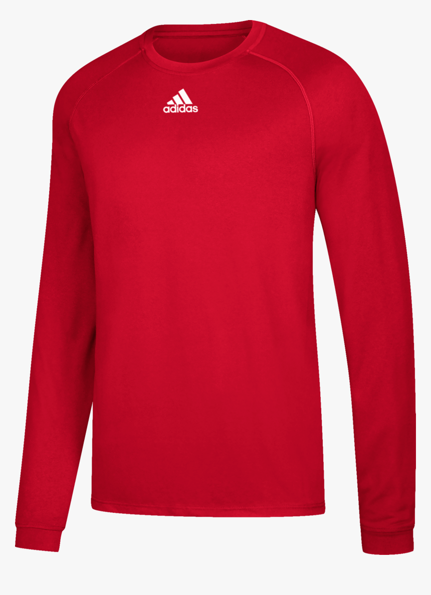 Adidas Men S Climalite - Long-sleeved T-shirt, HD Png Download, Free Download