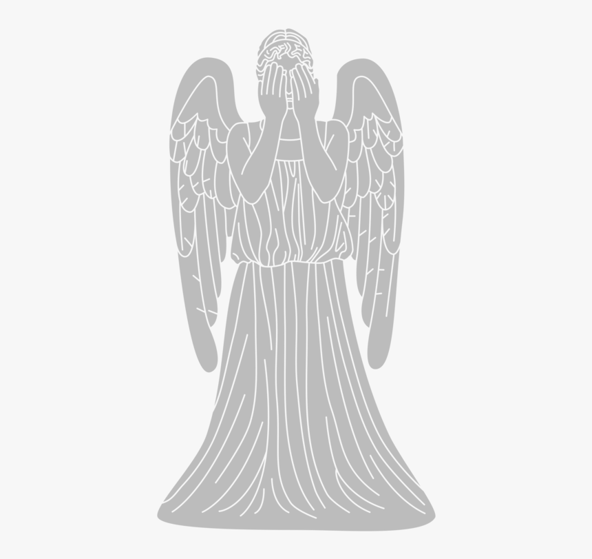 Weeping Angels Clipart Hd - Doctor Who Weeping Angel Cartoon, HD Png Download, Free Download