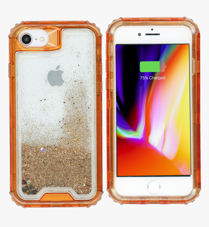 Iphone 6/7/8 Mm Water Glitter Hybrid Rose Gold, HD Png Download, Free Download